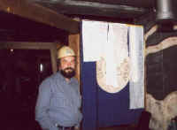 ... darf sich auch mal der Organisator verewigen lassen.