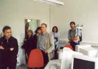 Blick ins neue Computerkabinett.