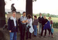 An historischer Stelle vor dem "Moreau-Denkmal"