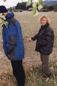 ... und es wurden Rehe gef�ttert.