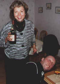 da muss sich auch schon mal einer ducken ...